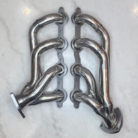 Exhaust Headers Polished 304 Stainless Steel for 2002-2013 Chevy GMC Silverado Sierra Tahoe Yukon Escalade  4.8L 5.3L 6.0L 6.2L V8 1 5/8 in. tube size