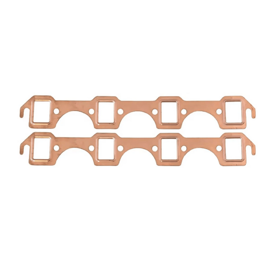 Ford SBF 289 302 351W Copper Header Gasket Set Rectangle Port