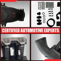 Black Aluminum Chevy LS Hi-Ram Intake Manifold Rectangle Port