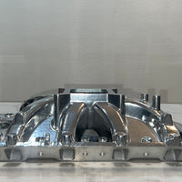 Polished Aluminum Intake Manifold for Ford 351W, Single Plane Air Gap