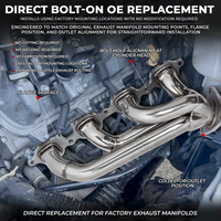 Stainless Shorty Headers – 2014–2020 GM 5.3 6.2