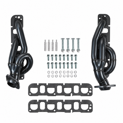 Satin Black Ceramic Shorty Headers Ram 1500 5.7L Hemi 09-18, Classic 19-24