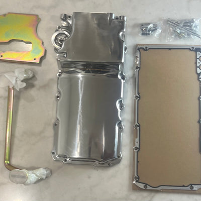 Low Profile LS Swap Oil Pan Kit, Polished Finish