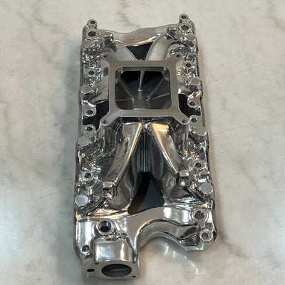 Polished Aluminum Single Plane Intake Manifold for Small Block Ford 289 302