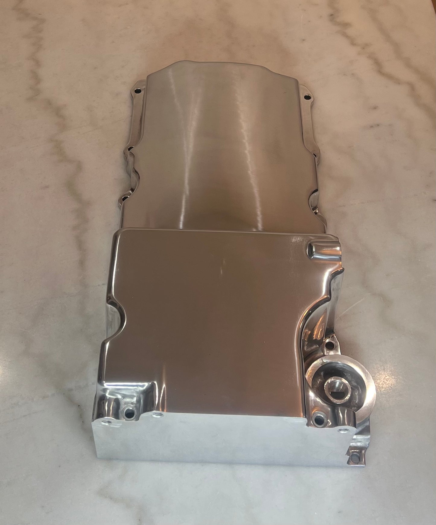 Low Profile LS Swap Oil Pan Kit, Polished Finish