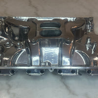 Polished Aluminum Intake Manifold For Ford FE Series  Dual Plane 1500-6500 RPM