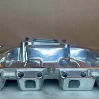 Polished Aluminum Intake Manifold For Ford FE Series  Dual Plane 1500-6500 RPM