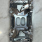 Polished Aluminum Intake Manifold For Big Block Chevy. Dual Plane Air Gap Design, Oval Port