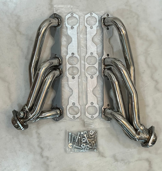 Polished Stainless Steel Headers for 88-95 Chevy and GMC pickups with V8 Engine