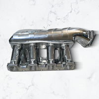 Polished Aluminum Chevy LS Hi-Ram Intake Manifold Rectangle Port, Hi Ram
