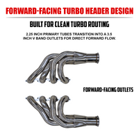 BBC Big Block FOR Chevy - Turbo Header