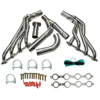 Exhaust Header for 1999–2006 GM 4.8L/5.3L/6.0L – Polished