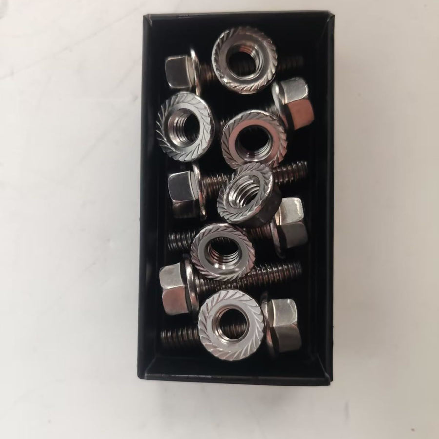 M10 x 1.5 Stainless Header Collector Bolt Kit – 12-Piece