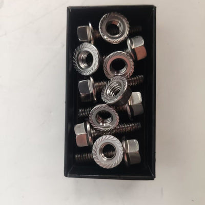M10 x 1.5 Stainless Header Collector Bolt Kit – 12-Piece