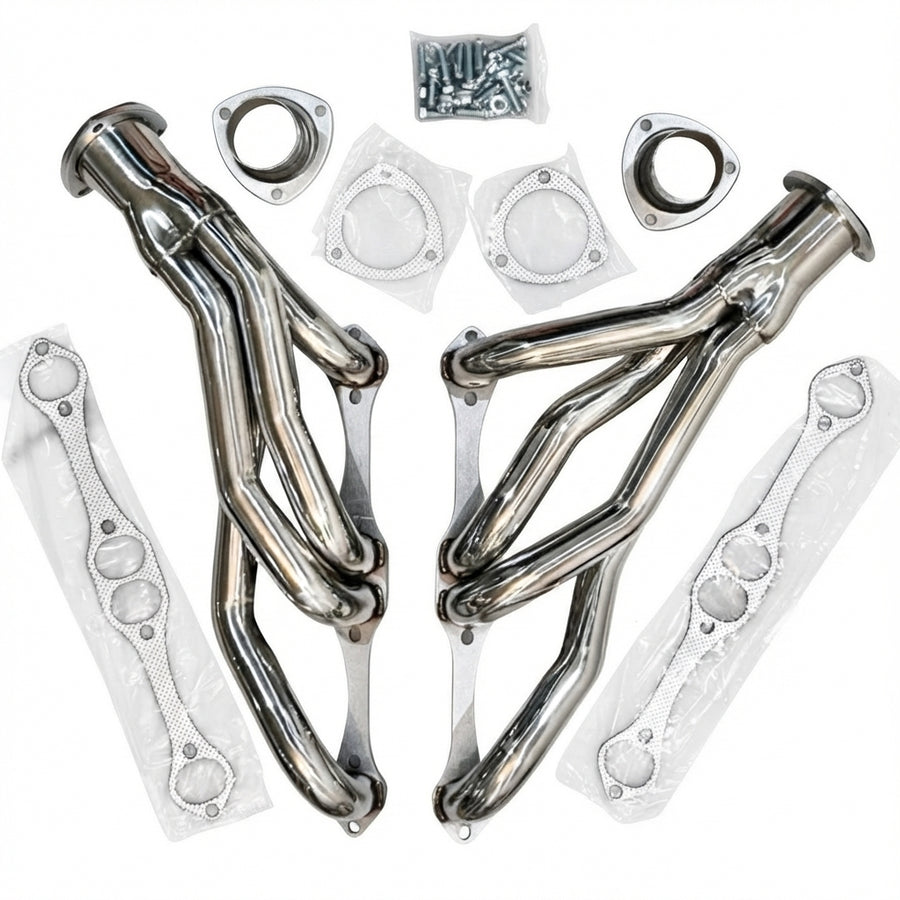 Stainless Steel Shorty Headers for Chevy Small Block V8