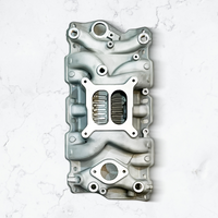 Small Block Chevy Mid Rise Dual Plane Intake Manifold, Square Bore SBC 1955-1995