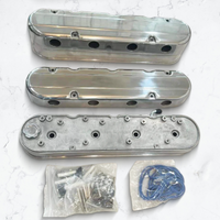 Polished Aluminum Valve Covers With Coil Covers for GM Gen III/IV LS Engines