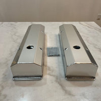 High-Performance Aluminum Valve Covers for Chevy SBC 283-400 Engines (1958-1986) - Increased Clearance, Leak-Proof Design