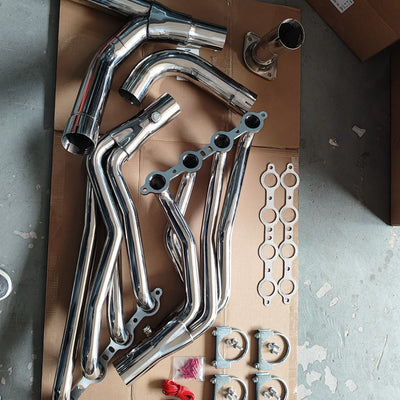 Exhaust Header for 1999–2006 GM 4.8L/5.3L/6.0L – Polished