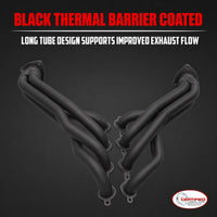 Exhaust Header for 2007–2013 GM 4.8L/5.3L/6.0L – Black Coated