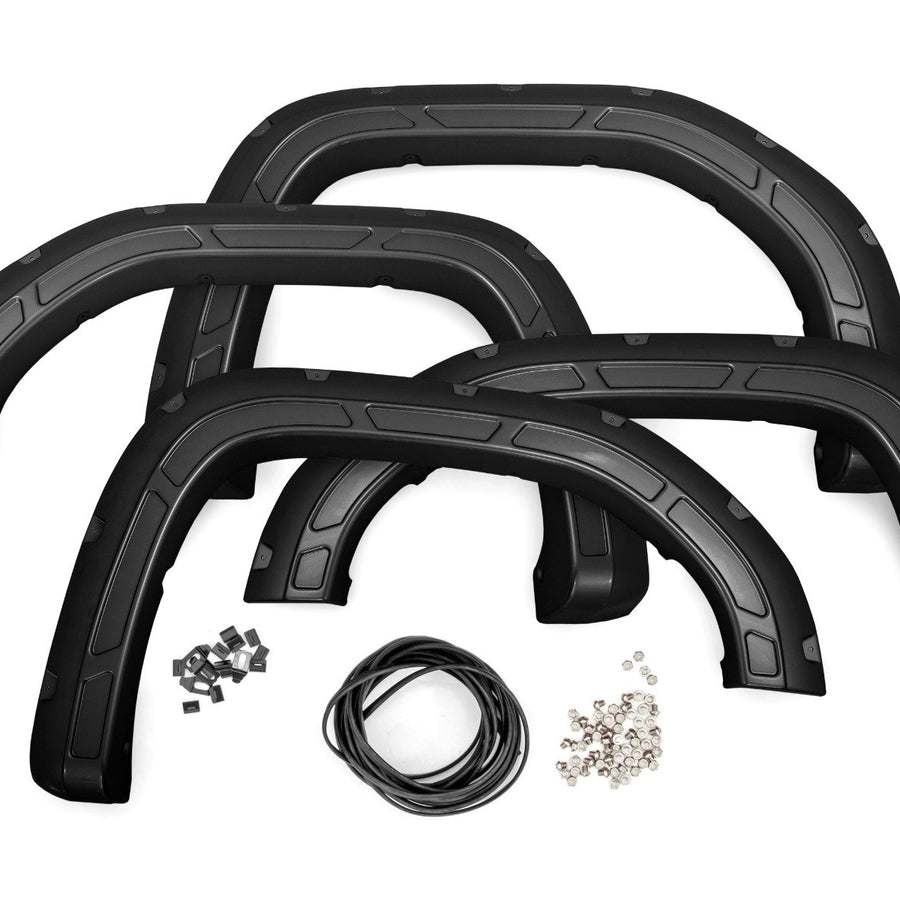 Fender Flares | Defender | GBA Black | GMC Sierra 1500 2WD/4WD (2019-2024)