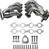 Exhaust Headers Polished 304 Stainless Steel for 2002-2013 Chevy GMC Silverado Sierra Tahoe Yukon Escalade  4.8L 5.3L 6.0L 6.2L V8 1 5/8 in. tube size