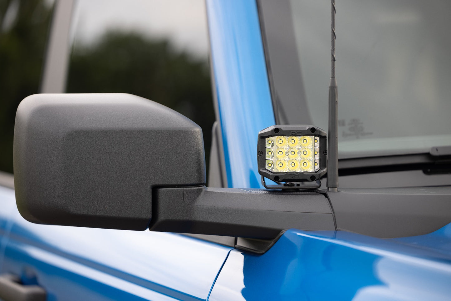 LED Light Kit | Ditch Mount | 2" Black Pair | Amber DRL | Ford Bronco (21-24)