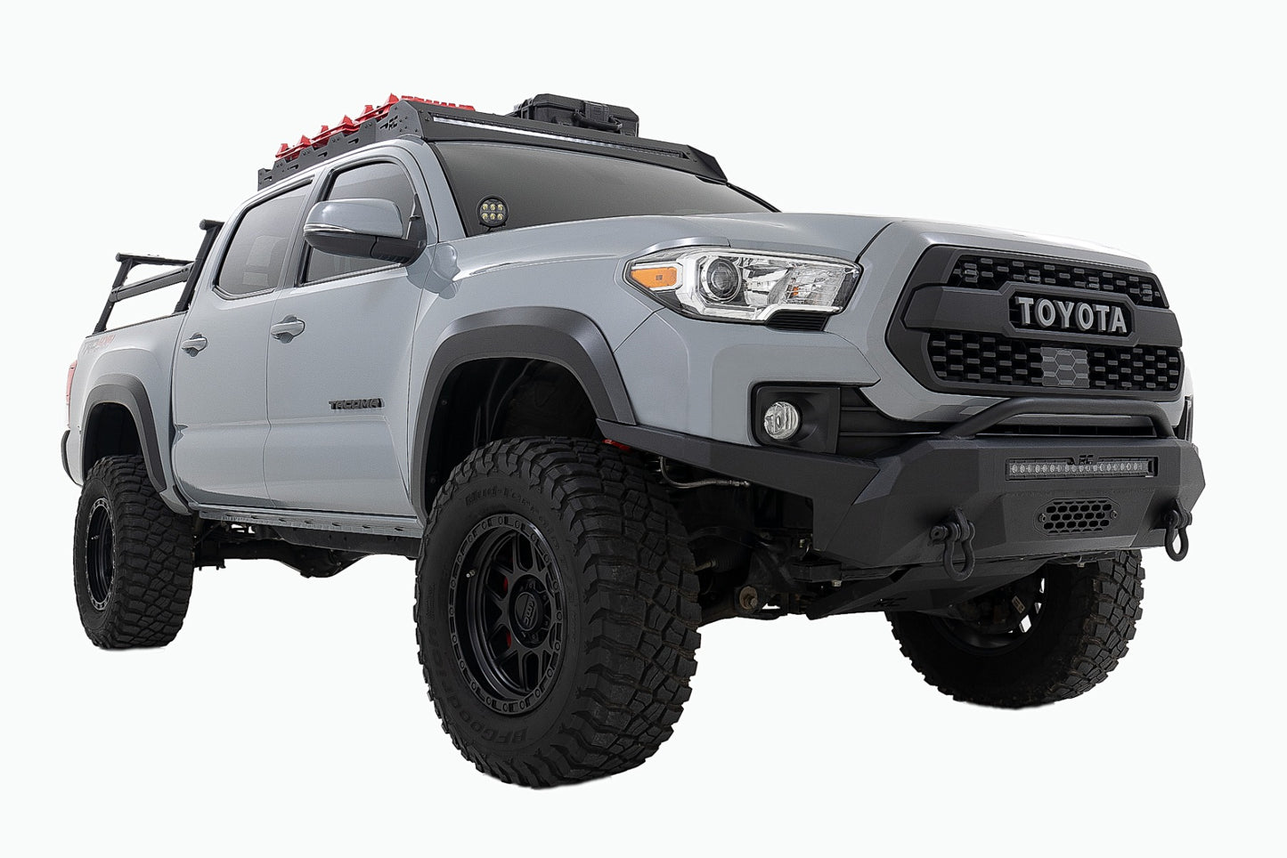 LED Light Kit | Ditch Mount | 2" Black Pair | Flood | Toyota Tacoma (16-23)