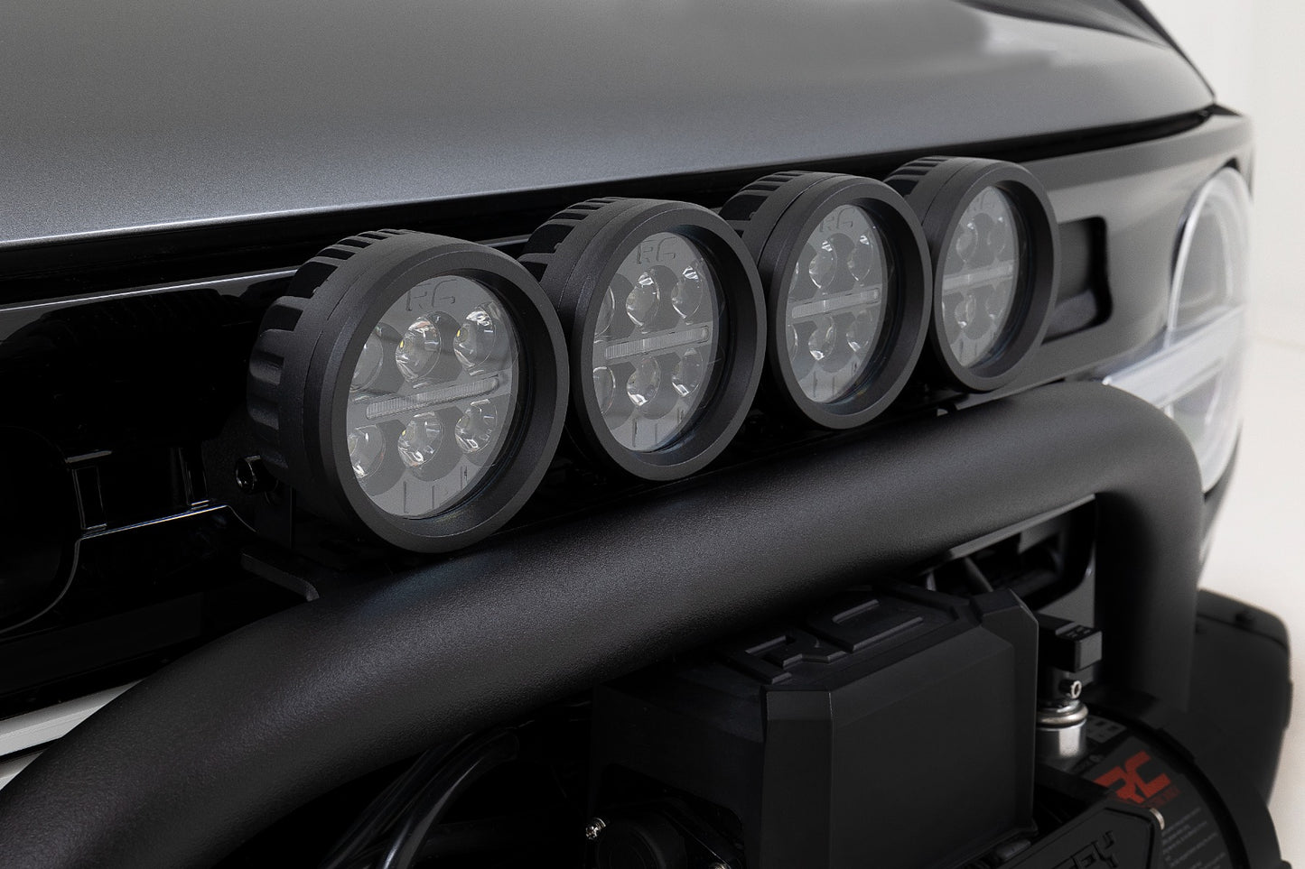 Safari Bar | 6.5 Inch Round LED | OE Modular Steel | Ford Bronco 4WD (21-24)