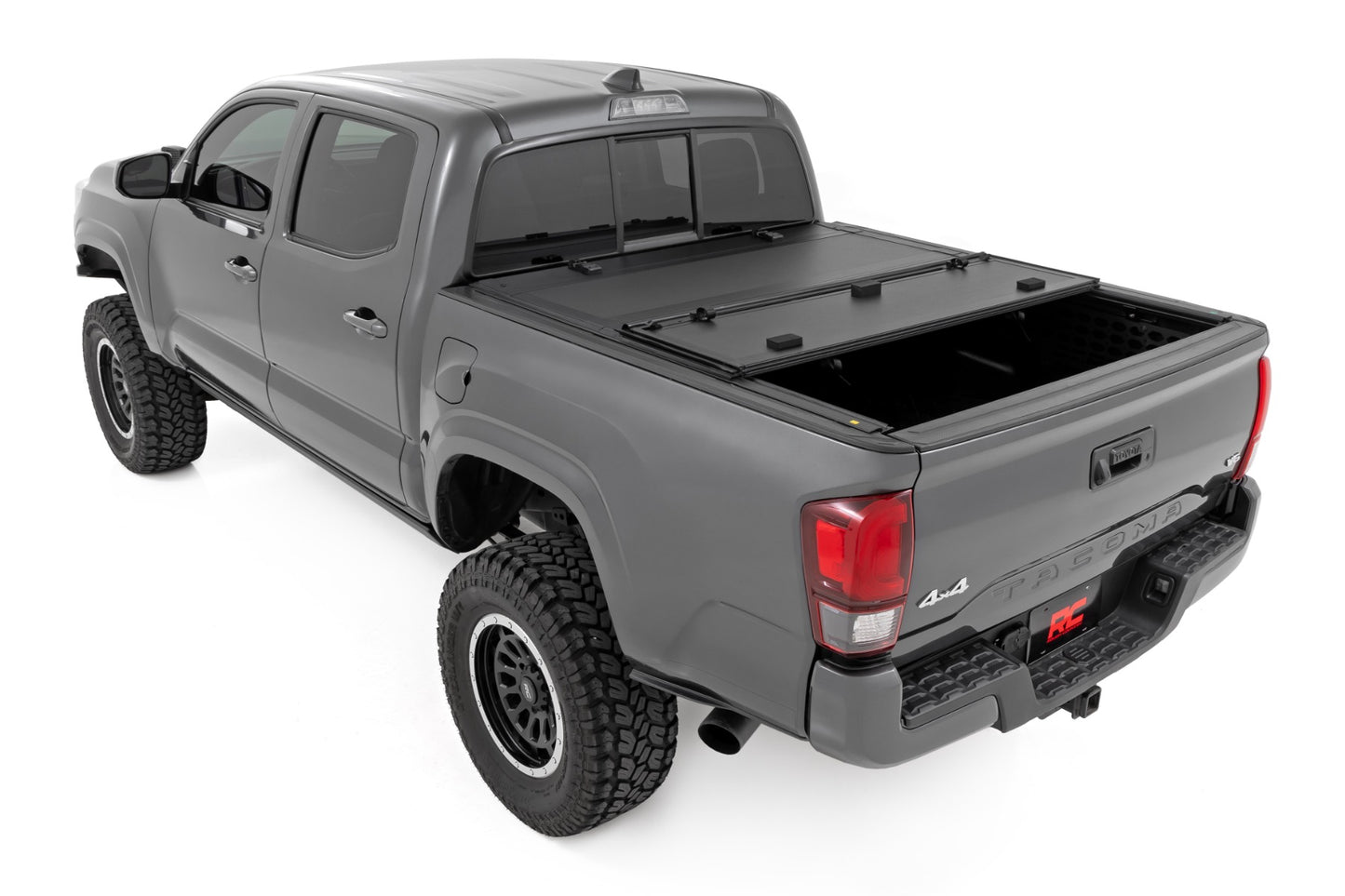 Hard Tri-Fold Flip Up Bed Cover | 6' Bed | Toyota Tacoma 2WD/4WD (2016-2023)