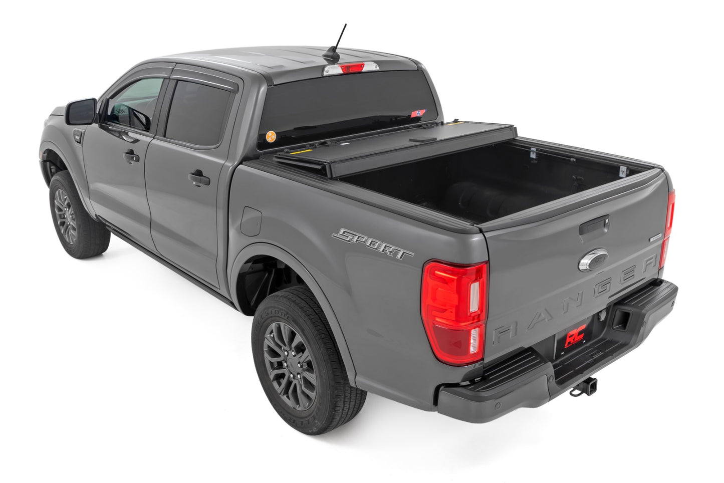 Hard Tri-Fold Flip Up Bed Cover | 6' Bed | Ford Ranger 2WD/4WD (2019-2023)