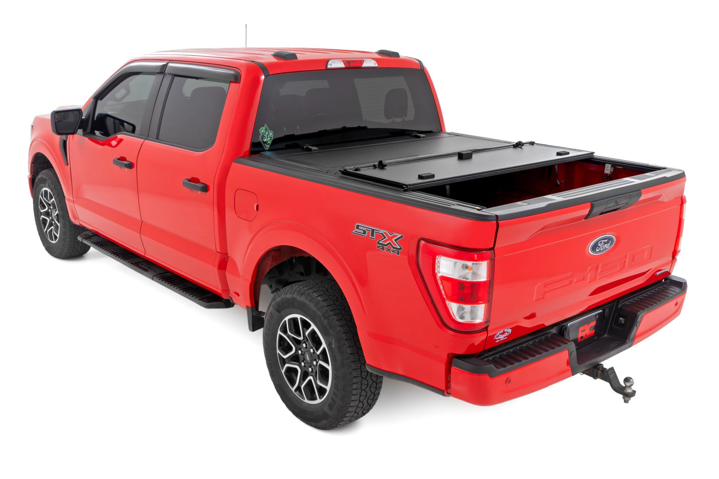 Hard Tri-Fold Flip Up Bed Cover | 5'7" Bed | Ford F-150 2WD/4WD (2015-2020)