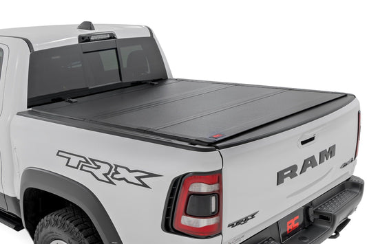 Hard Tri-Fold Flip Up Fold Bed Cover | 5'7" Bed | Ram 1500 (19-24)/1500 TRX (21-24)