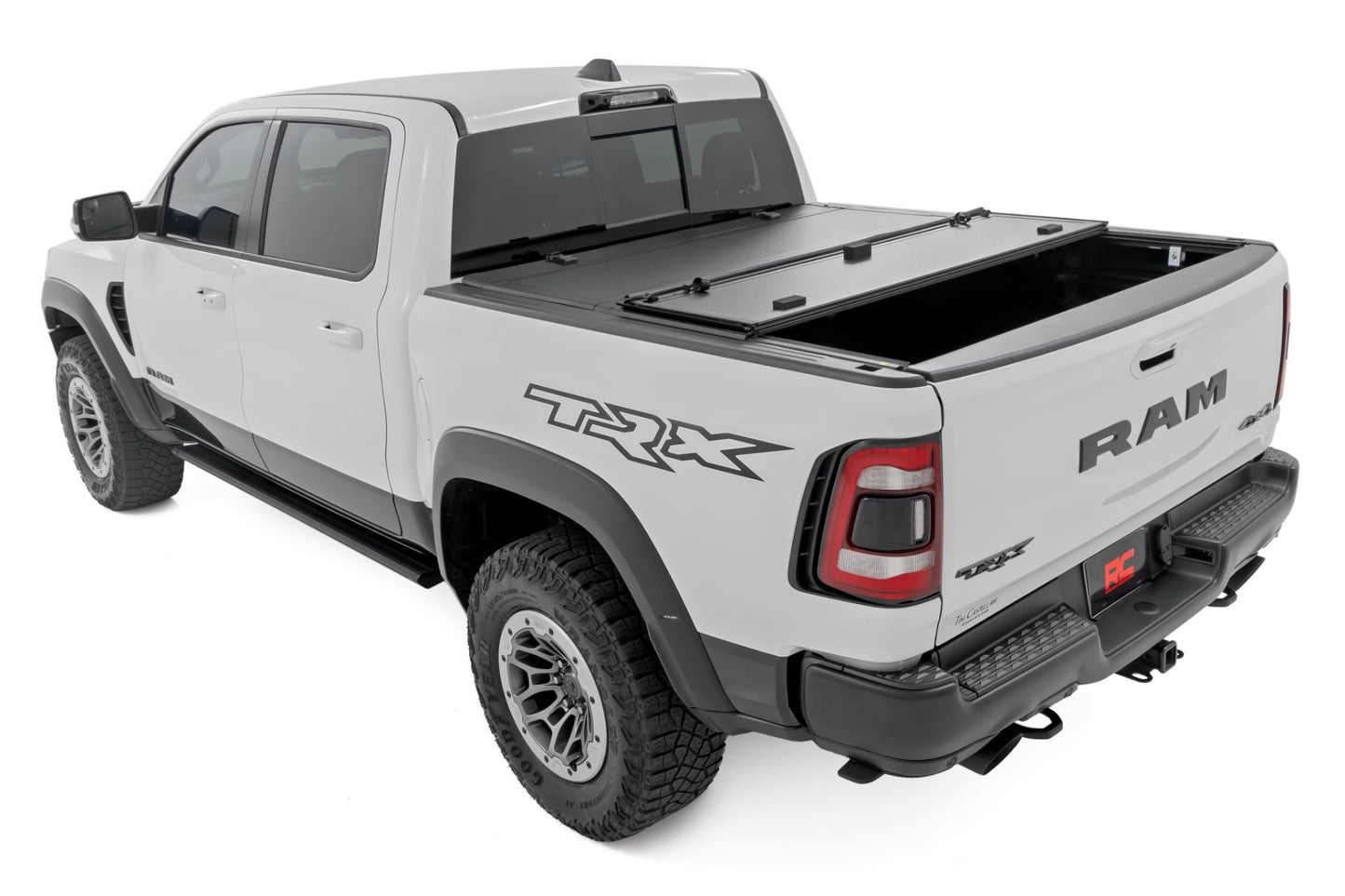 Hard Tri-Fold Flip Up Fold Bed Cover | 5'7" Bed | Ram 1500 (19-24)/1500 TRX (21-24)