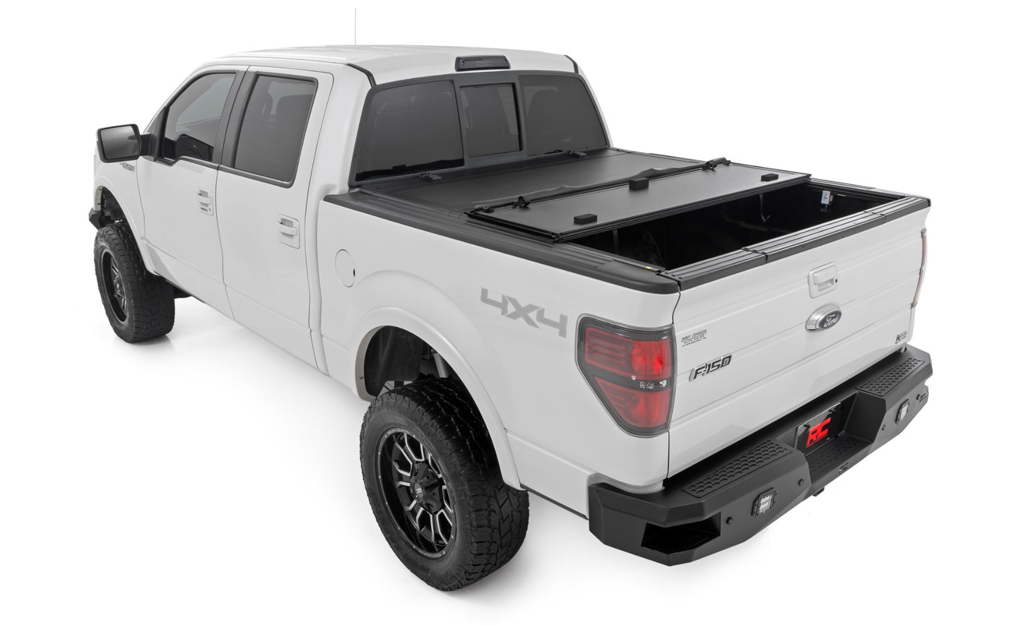 Hard Tri-Fold Flip Up Bed Cover | 5'7" Bed | Ford F-150 2WD/4WD (2004-2014)