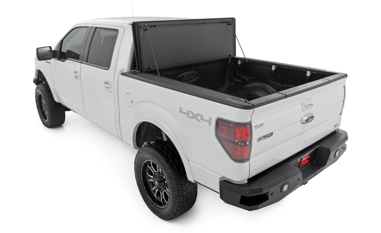 Hard Tri-Fold Flip Up Bed Cover | 5'7" Bed | Ford F-150 2WD/4WD (2004-2014)