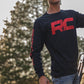 Rough Country Long Sleeve | RC Tread Sleeve | Black|3XL