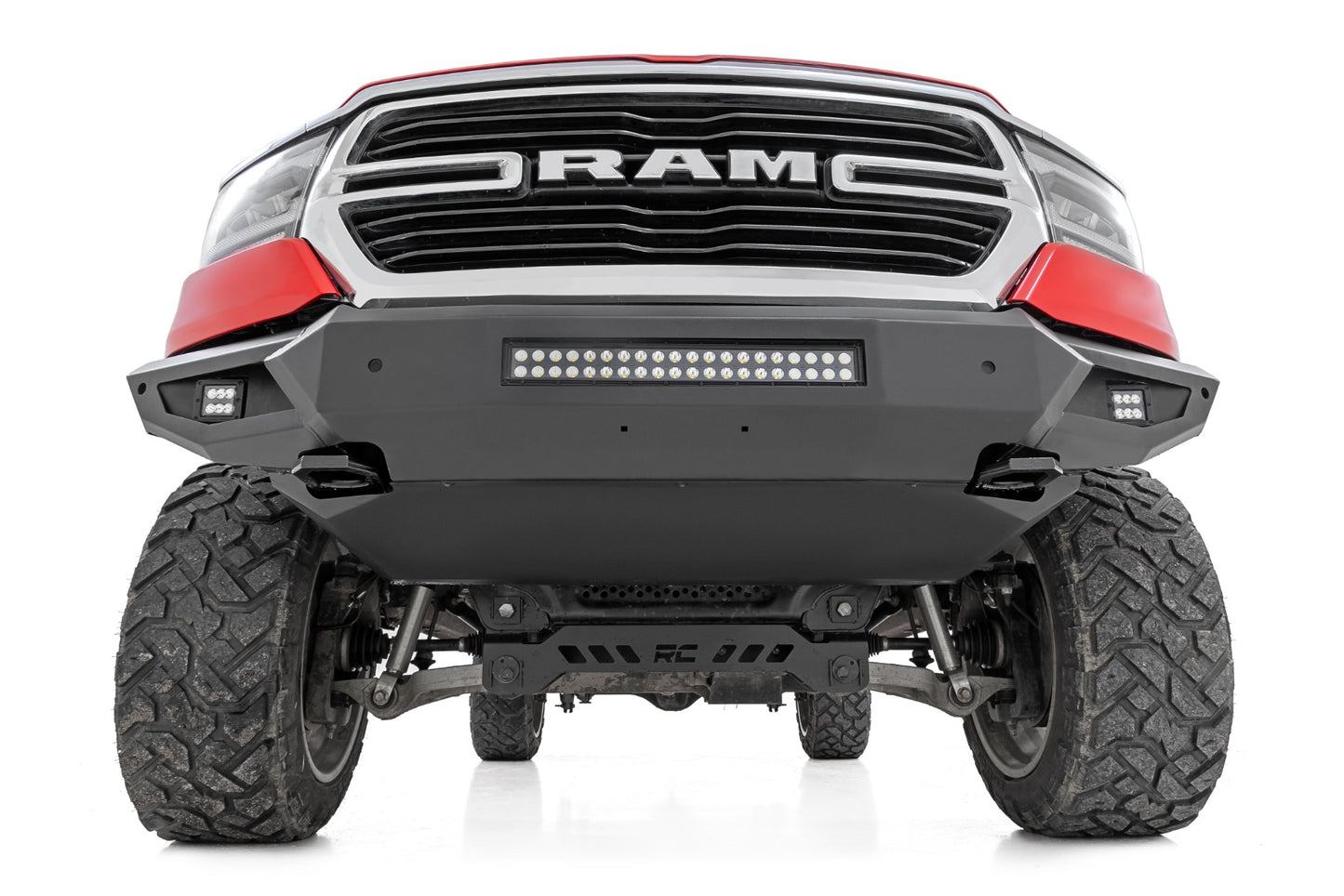 Front Bumper w/Skid Plate & Tow Hooks | Ram 1500 2WD/4WD (19-24)