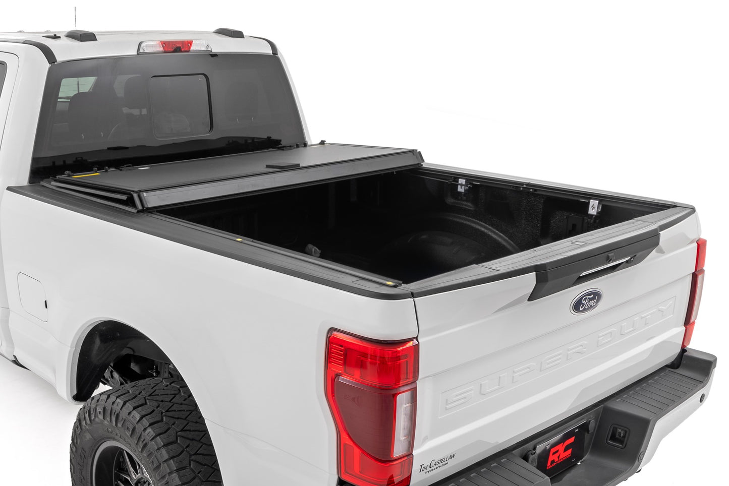 Hard Tri-Fold Flip Up Bed Cover | 6'10" Bed | Ford F-250/F-350 Super Duty (17-24)