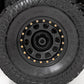 Steel Simulated Beadlock Wheel | Black | 15x8 | 5x4.5 | 3.30 Bore | -19