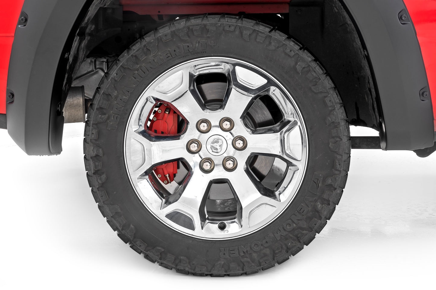 Caliper Covers | Front and Rear | Red | Ram 1500 2WD/4WD (19-24)