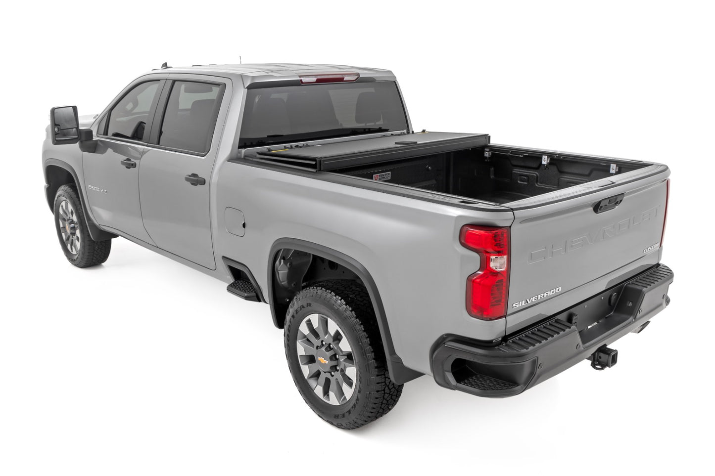 Hard Tri-Fold Flip Up Bed Cover | 6'9" Bed | Chevy/GMC 2500HD (20-24)