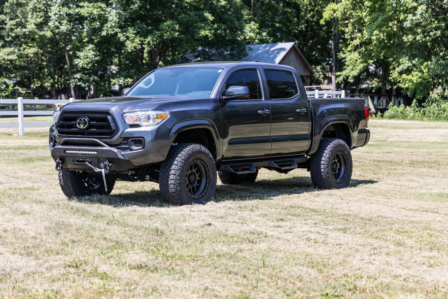 Front Bumper | Hybrid | 20" Blk DRL LED | Toyota Tacoma 4WD (2016-2023)