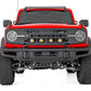 Light Bar Mount | 3.5" Round LED (Quad) | Black | Amber DRL | OE Modular Steel | Ford Bronco (21-24)