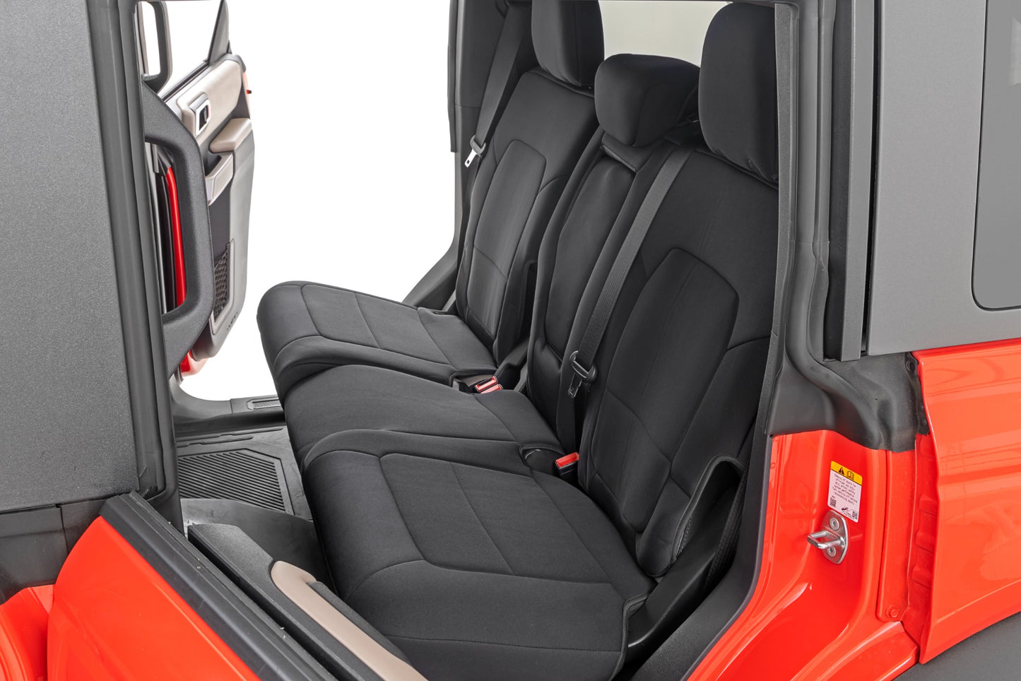 Seat Covers | Bucket Seats |W/Fold Down RR Armrest |FR & RR | 4DR | Ford Bronco (21-24)