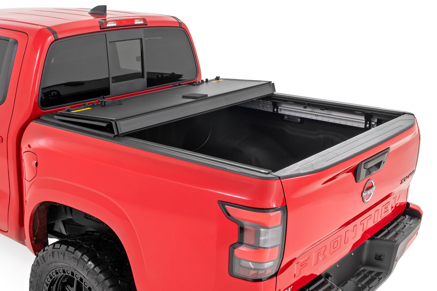 Hard Tri-Fold Flip Up Bed Cover | 5' Bed | Nissan Frontier 2WD/4WD (22-24)