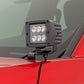 LED Light Kit | Ditch Mount | 2" Black Pair | Flood | Toyota Tacoma (2024)