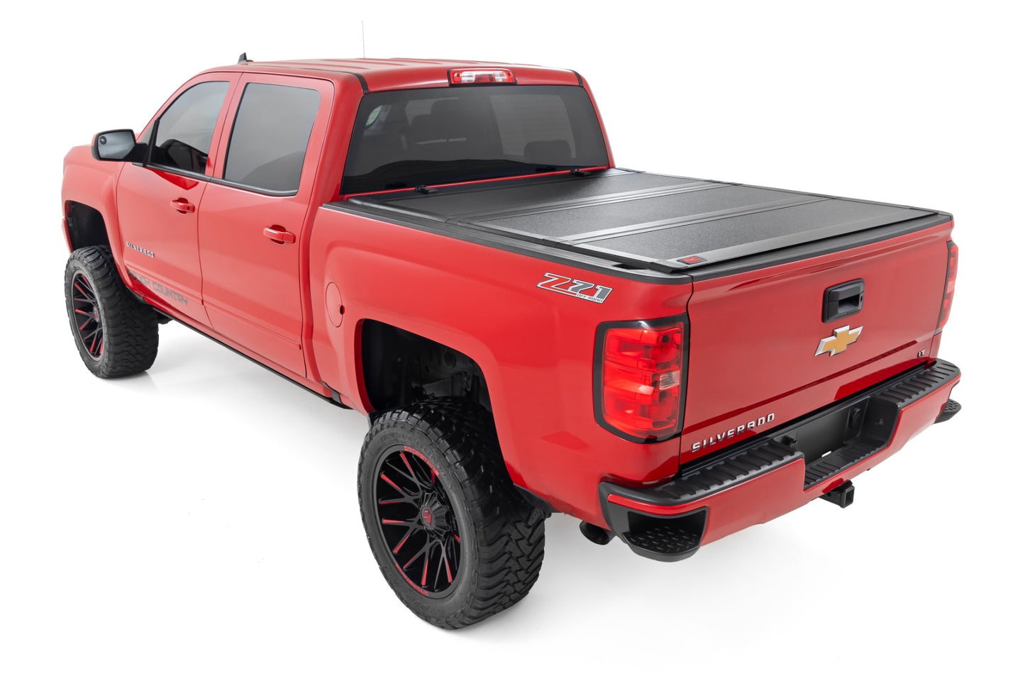 Hard Tri-Fold Flip Up Bed Cover | 5'9" Bed | Chevy/GMC 1500/2500HD/3500HD (14-19)