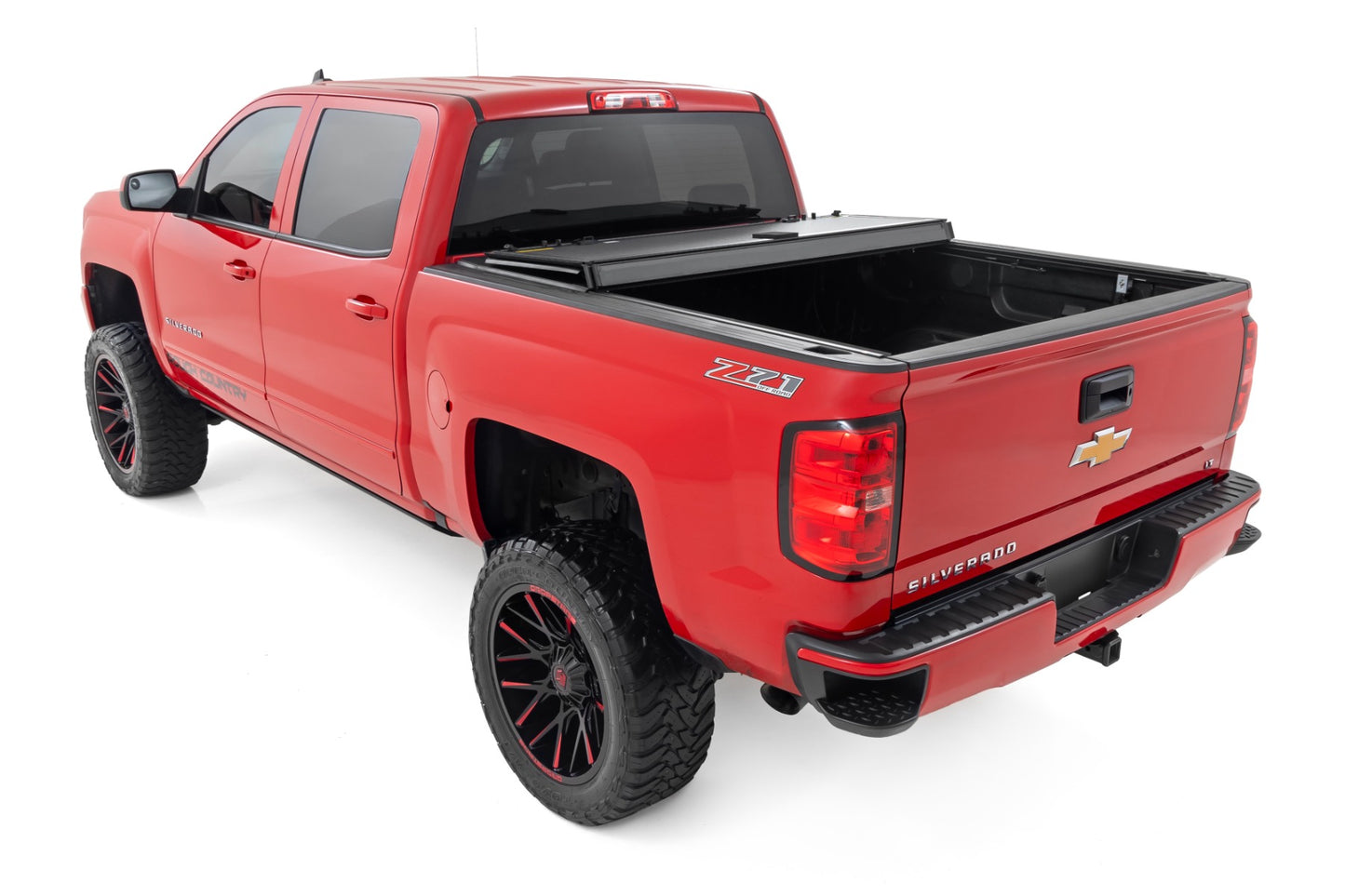 Hard Tri-Fold Flip Up Bed Cover | 5'9" Bed | Chevy/GMC 1500/2500HD/3500HD (14-19)