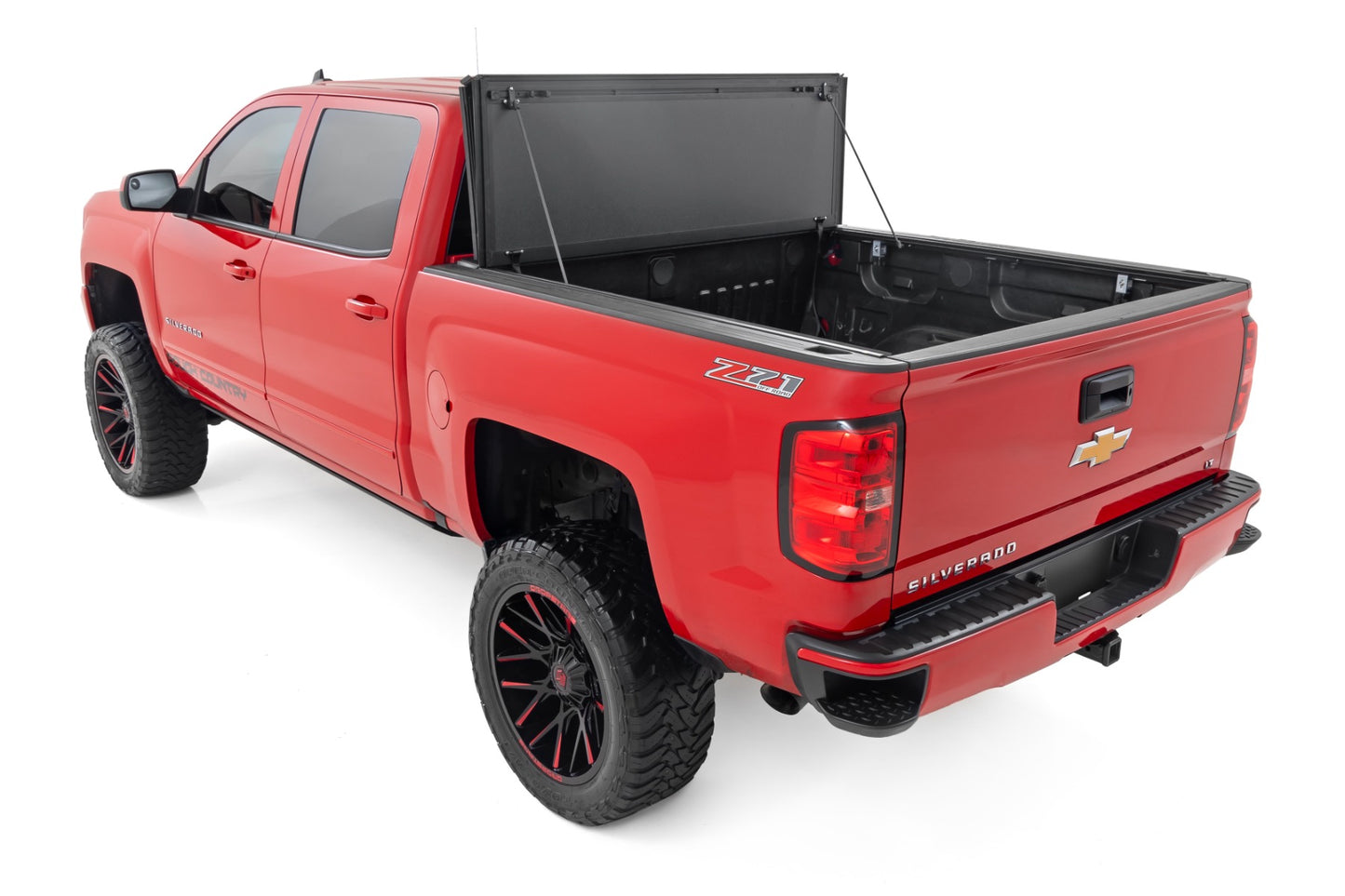 Hard Tri-Fold Flip Up Bed Cover | 5'9" Bed | Chevy/GMC 1500/2500HD/3500HD (14-19)